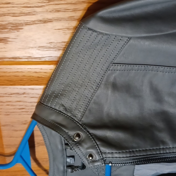 JOUJOU Women's Petite Plus Size Grey Jacket - Picture 8 of 15